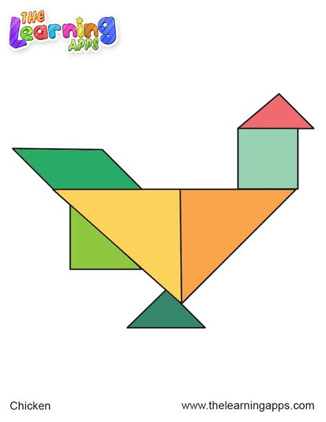 Free Tangram Animal Printables For Kids