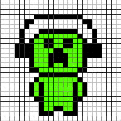 Easy Pixel Art Cool Pixel Art Pixel Art Grid Images Minecraft