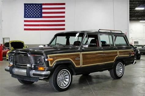 1985 Jeep Grand Wagoneer 46256 Miles Dark Gray Automatic For Sale