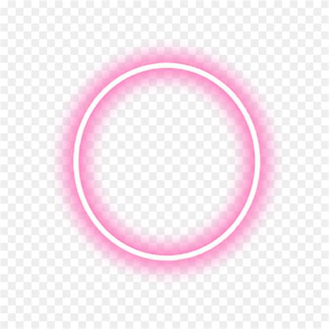 Circle Neon Glowing Tumblr Pink Pinkcircle Shapes Freet Pink Circle