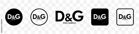 Dolce And Gabbana Logo Collection On A Transparent Background Stock