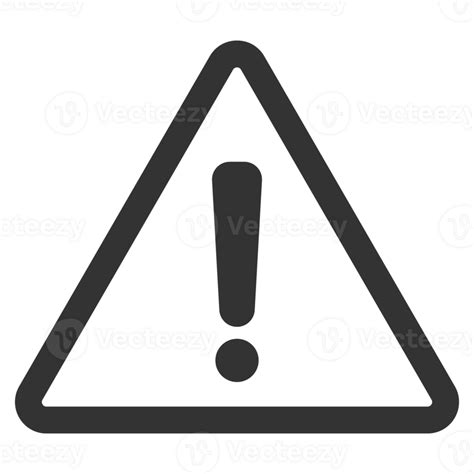 Warning Sign Icon Transparent Background 12042294 Png
