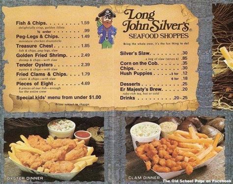 Long John Silvers Menu S Long John Silvers Menu Fish And Chips