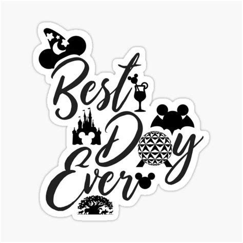 Best Day Ever Sticker For Sale By Scarlettleigh Redbubble