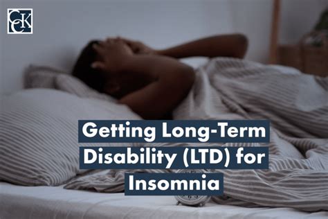 Getting Long Term Disability Ltd Benefits For Insomnia Cck Law