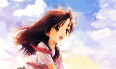 Anime Girl In Wind 1280x768 Fondo De Pantalla 2232
