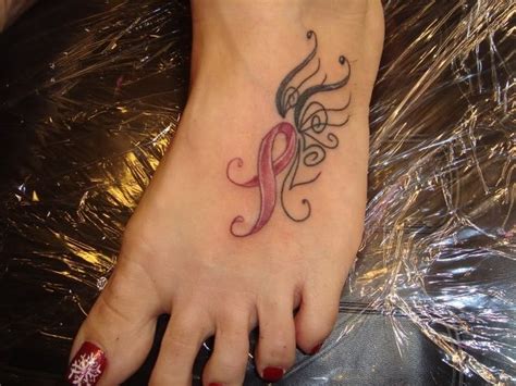 Cancer awareness tattoo cancer ribbon tattoos key tattoos foot tattoos wrist tattoos skull. small wrist tattoos for women | Foot Cancer Ribbon Tattoos ...