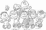 Coloring Pages Peanuts Peanut Woodstock Snoopy Charlie Brown Template Comments sketch template