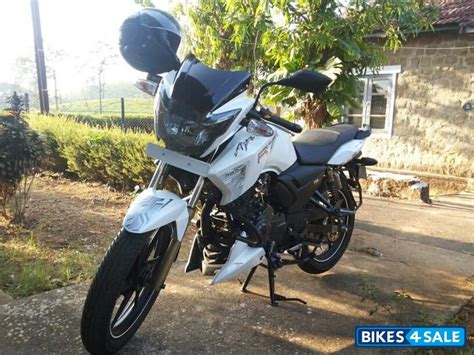 Free shipping & home delivery only at safexbikes.com. White TVS Apache RTR 180 ABS Picture 1. Bike ID 150746 ...