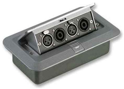 Find many great new & used options and get the best deals for floor service outlet box 3 compartment at the best online prices at ebay! AV Floor Box with 2x XLR & 2x Speakon Female Connectors ...