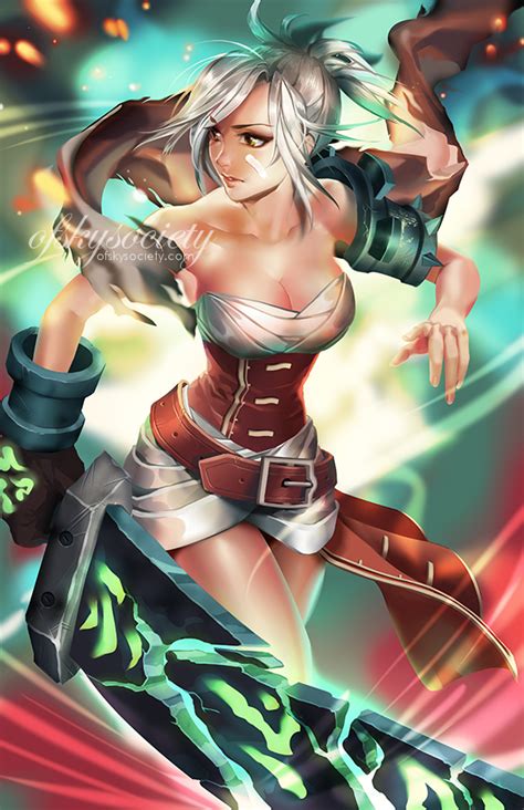 Jinx from league of legend by kentyan on deviantart. Riven - League of Legends by ofSkySociety on DeviantArt