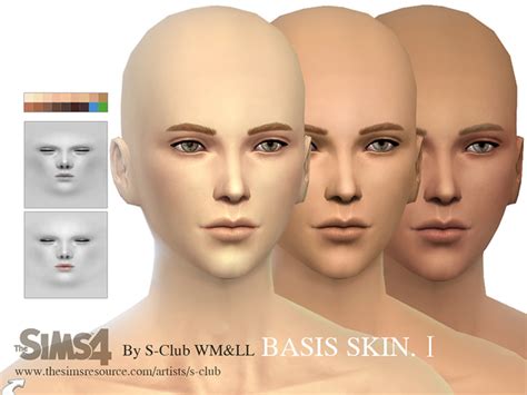 Basis Skintones By S Club The Sims 4 Sims4 Clove Share Asia Tổng Hợp