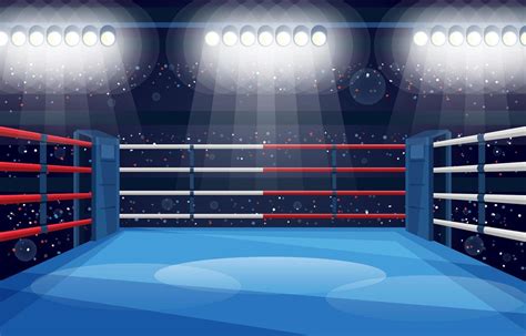 Sport Boxing Ring Background Vector Art At Vecteezy