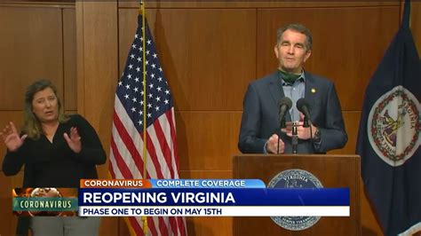 Reopening Virginia Phase One To Begin On May 15 Youtube