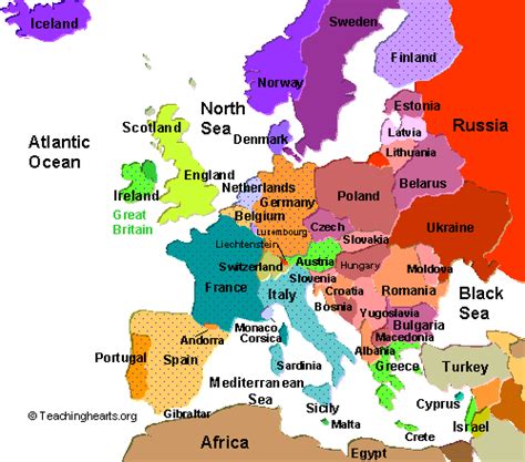 Modern Europe Map Gadgets 2018