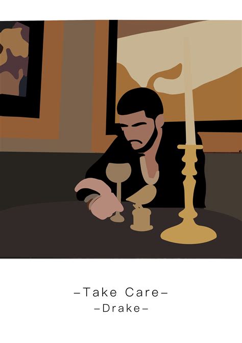 Drake Take Care Album Artwork Digital A Download Etsy