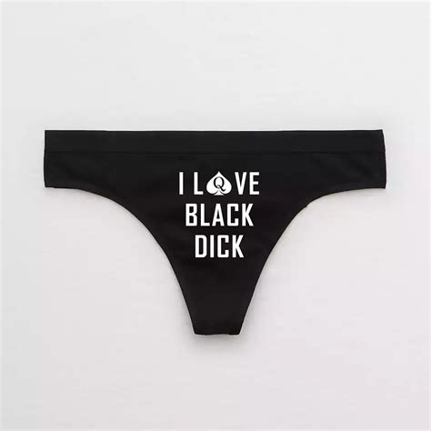 i love black dick qos thong celestial red shop