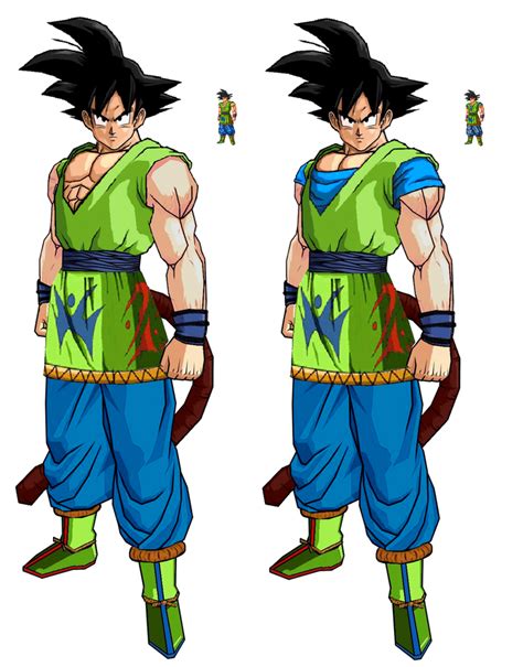 Goku Af Green With Brown Tails By Naruttebayo67 On Deviantart