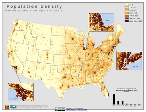 united states population map