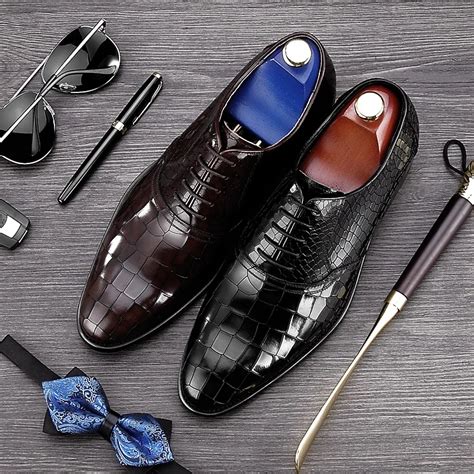 Italian Designer Pointed Toe Lace Up Man Formal Dress Shoes Genuine