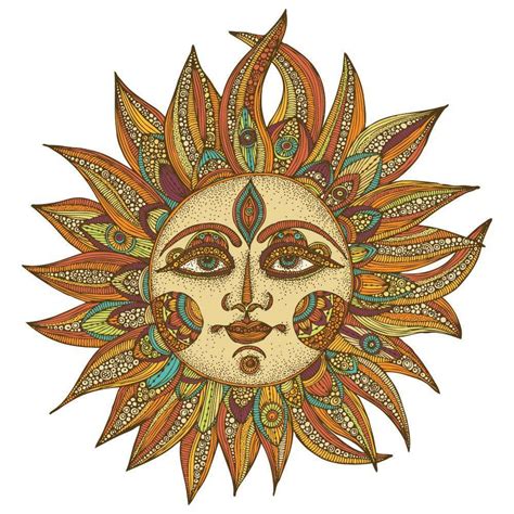 Celestial Sun Wall Decal By Valentina Harper