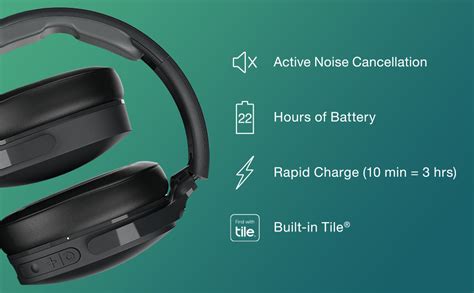 Hesh Anc Wireless Bluetooth Active Noise Cancelling Over The Ear