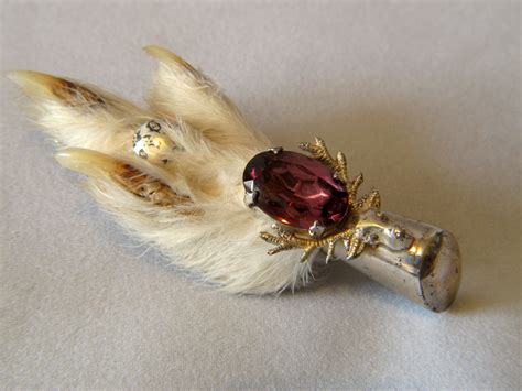 Silver Mounted Grouse Foot Brooch 2575 La173775