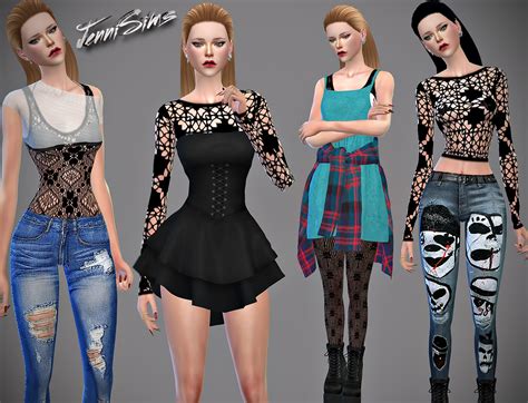 Jennisims Downloads Sims 4 Accessories Lace Collection