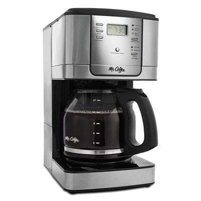 Customize your cup with 3 strengths and 3 temperature options, or make it iced Mr. Coffee® JWX Series 12-Cup Programmable Coffeemaker ...