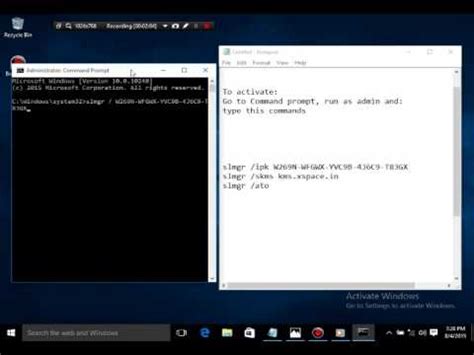 Open an elevated command prompt and run one of the following commands: How to Activate Windows 10 Home, Enterprise and PRO using CMD - YouTube