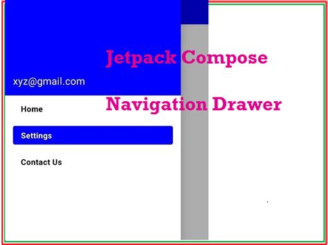 How To Create Navigation Drawer With Jetpack Compose