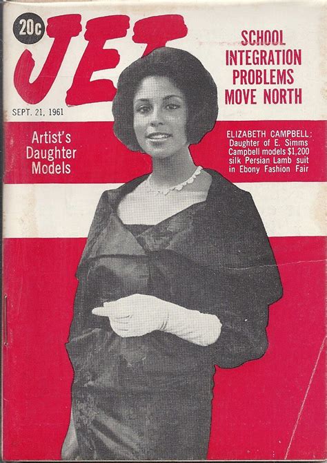Sep 21 1961 Jet Magazine Vol20 22 Elizabeth Campbell Jet Magazine Black Magazine Ebony