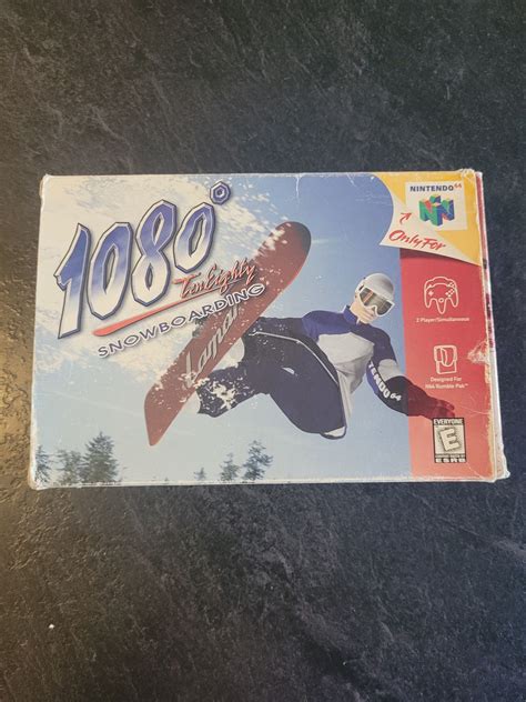 1080 Snowboarding Nintendo 64 In Box Authentic Tested Etsy