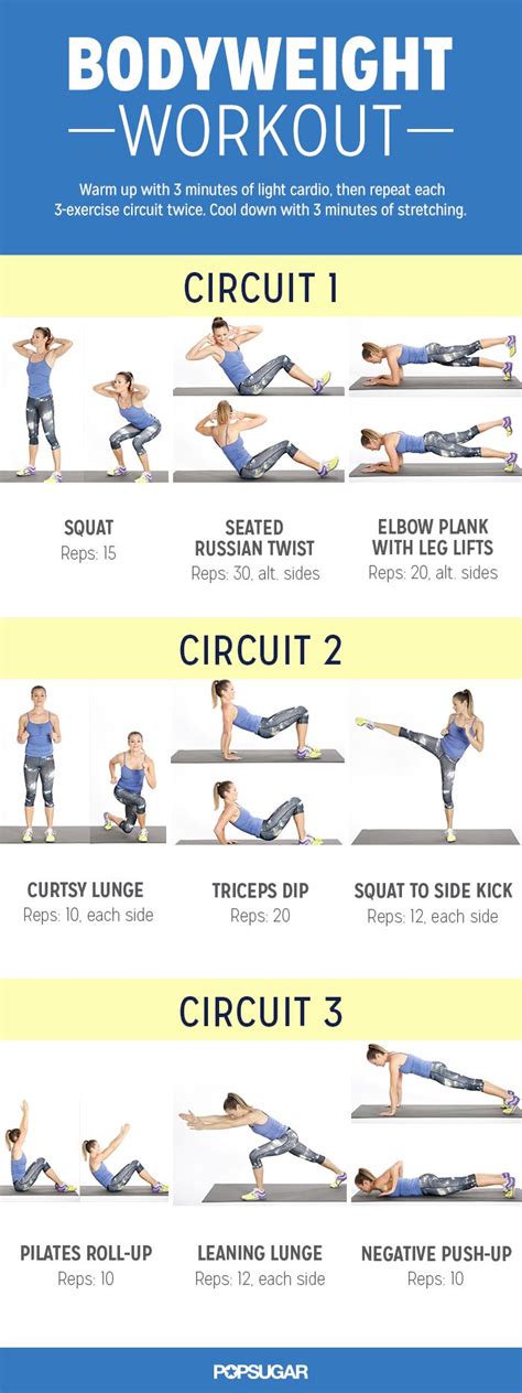 30 Minute Bodyweight Workout For Everyone Fitneass