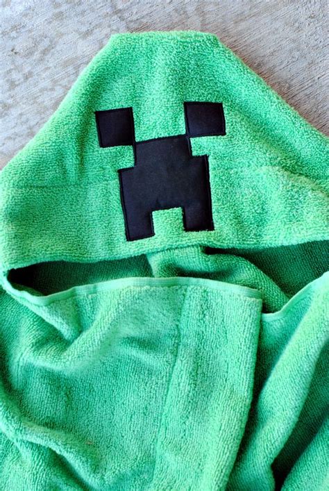 As she got bigger the towels became too small and the larger ones seem to be really expensive. Minecraft Hooded Towel Tutorial | Favorites. {From Crazy ...