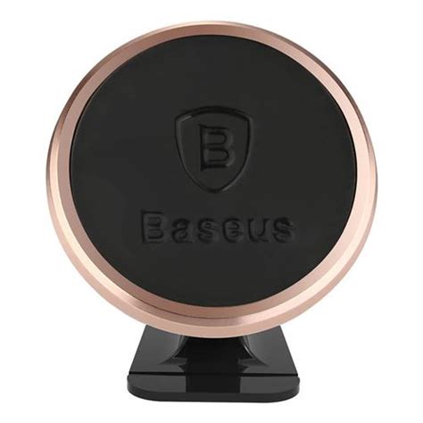 Baseus 360 Degree Rotation Magnetic Car Mount Holder Rose Gold