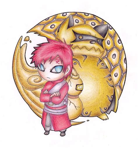 Gaara Y Shukaku Chibi Chibi Gaara Naruto