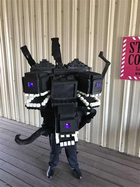 My Sons Minecraft Wither Storm Costume For Halloween Minecraft