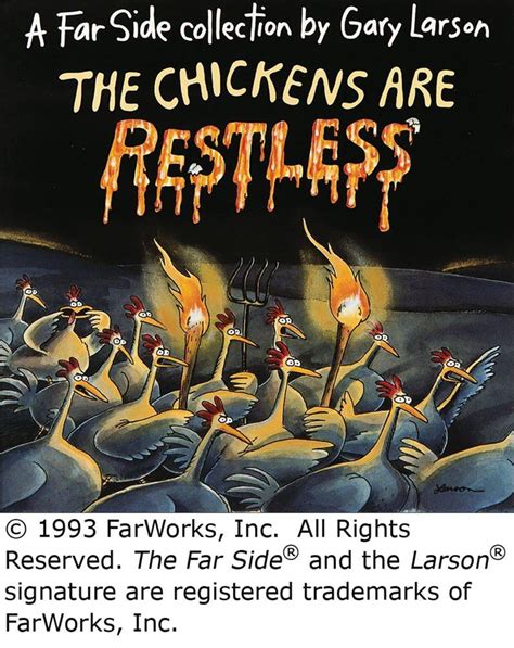 Far Side The Chickens Are Restless Volume 19 Series 19 Paperback