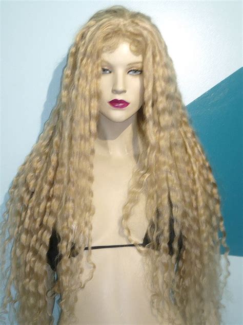 Remi Remy Full Lace Wig Human Hair Blonde Mix Wavy Deep Wave Etsy