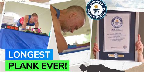 man holds plank position for about 10 hours creates guinness world record editorji