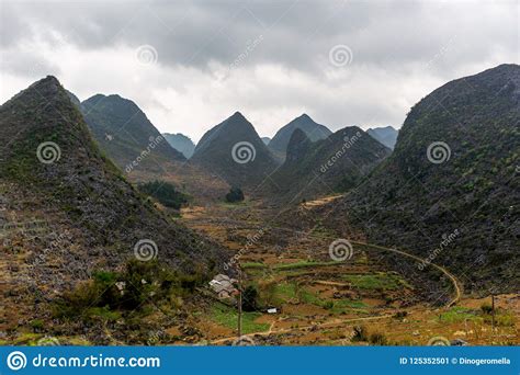 Ha Giang Mountains Northern Vietnam Stock Image Image Of Farming