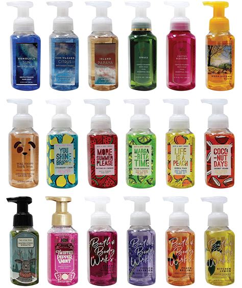 Buy Bath And Body Works Assorted 5 Pack Gentle Foaming Hand Soap Online