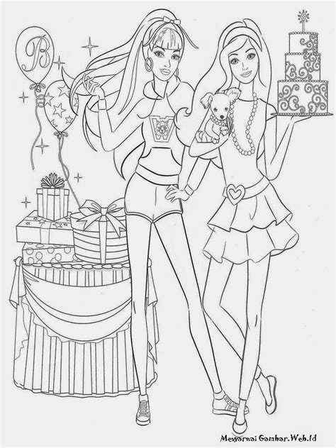 Desain gambar tato hitam putih gambar terbaru hd sumber : Mewarnai Barbie Fashion Fairytale | Mewarnai Gambar