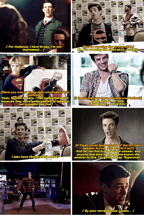 Grant Gustin The Flash How Much Did It Break His Heart To Sing That
