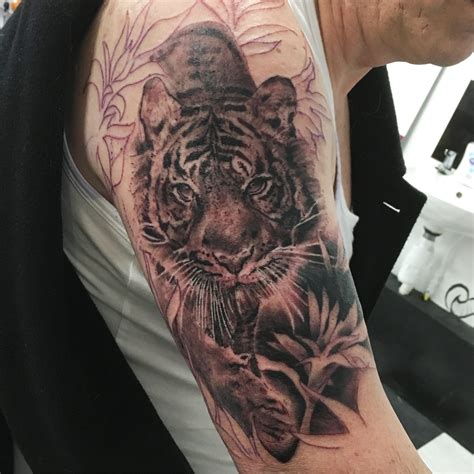5 out of 5 stars (3) $ 6.00. Sleeve tattoo of tiger - Sharp Art Studios