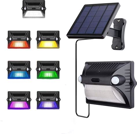 Areout Fence Solar Wall Lights Outdoor With Separate Panelwaterproof