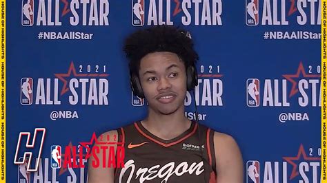 Anfernee Simons On Winning The Dunk Contest March 7 2021 2021 Nba