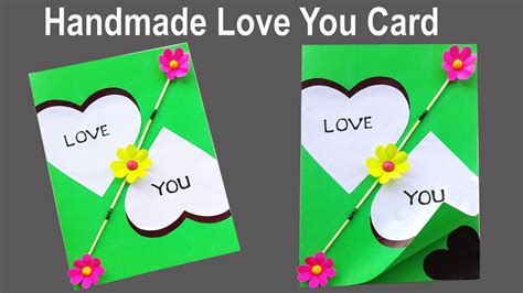 How To Make A Love You Card For Loved Ones I Love You Card Design