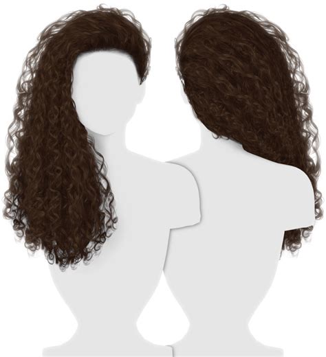 Private Hair March2019 — Sims 4 Curly Hair Sims Hair